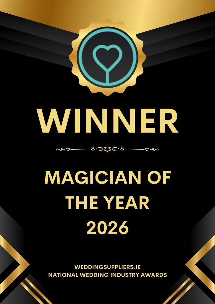 WeddingSuppliers.ie National Wedding Industry Awards — Winner, Magician of the Year 2026
